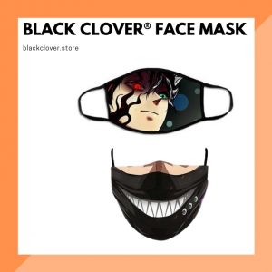 Black Clover Face Mask