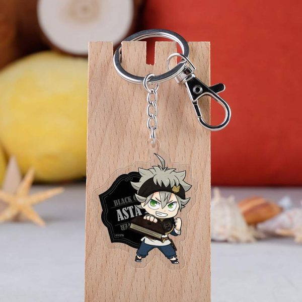 31 Style Black Clover Action Figure Anime Acrylic Noell Sukehiro Swing Keychain Pendant Christmas Gifts 5 - Black Clover Merch Store