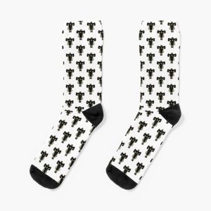 Black Bull Logo Black Clover Socks RB2704product Offical Black Clover Merch