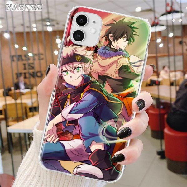 Soft Phone Case For Apple iPhone 12 11 Pro Max SE 2020 X XS MAX XR 2 - Black Clover Merch Store