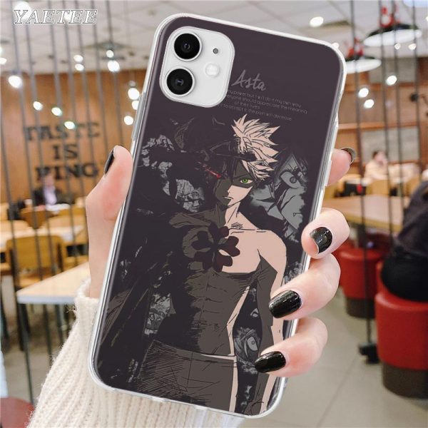Soft Phone Case For Apple iPhone 12 11 Pro Max SE 2020 X XS MAX XR 3 - Black Clover Merch Store